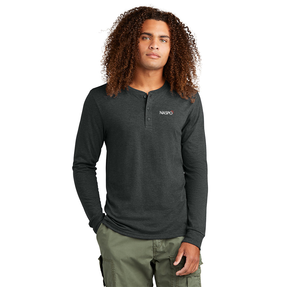 NASPO - Men's Soft Touch Long Sleeve Henley