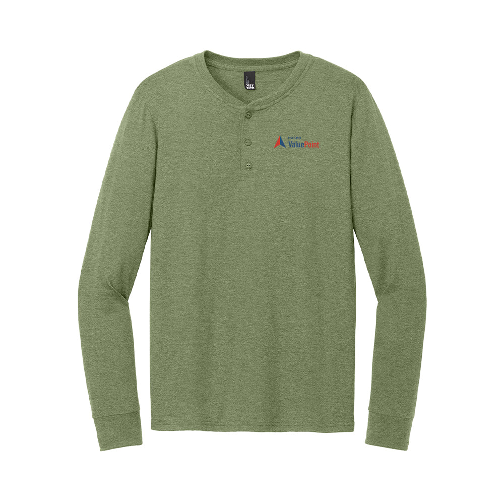 Value Point - Men's Soft Touch Long Sleeve Henley