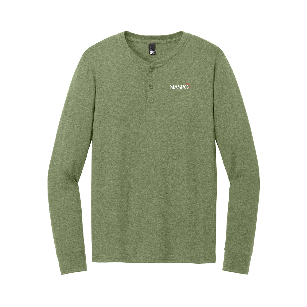 NASPO - Men's Soft Touch Long Sleeve Henley