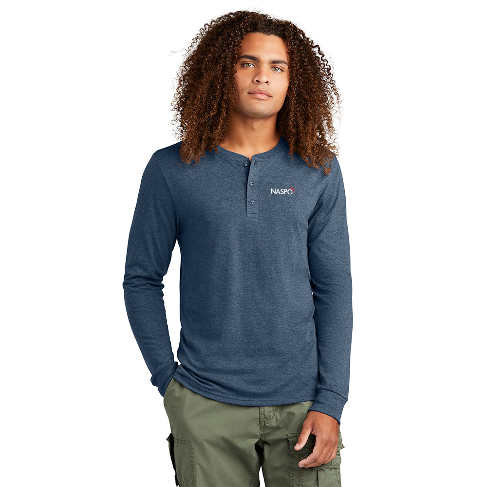 NASPO - Men's Soft Touch Long Sleeve Henley