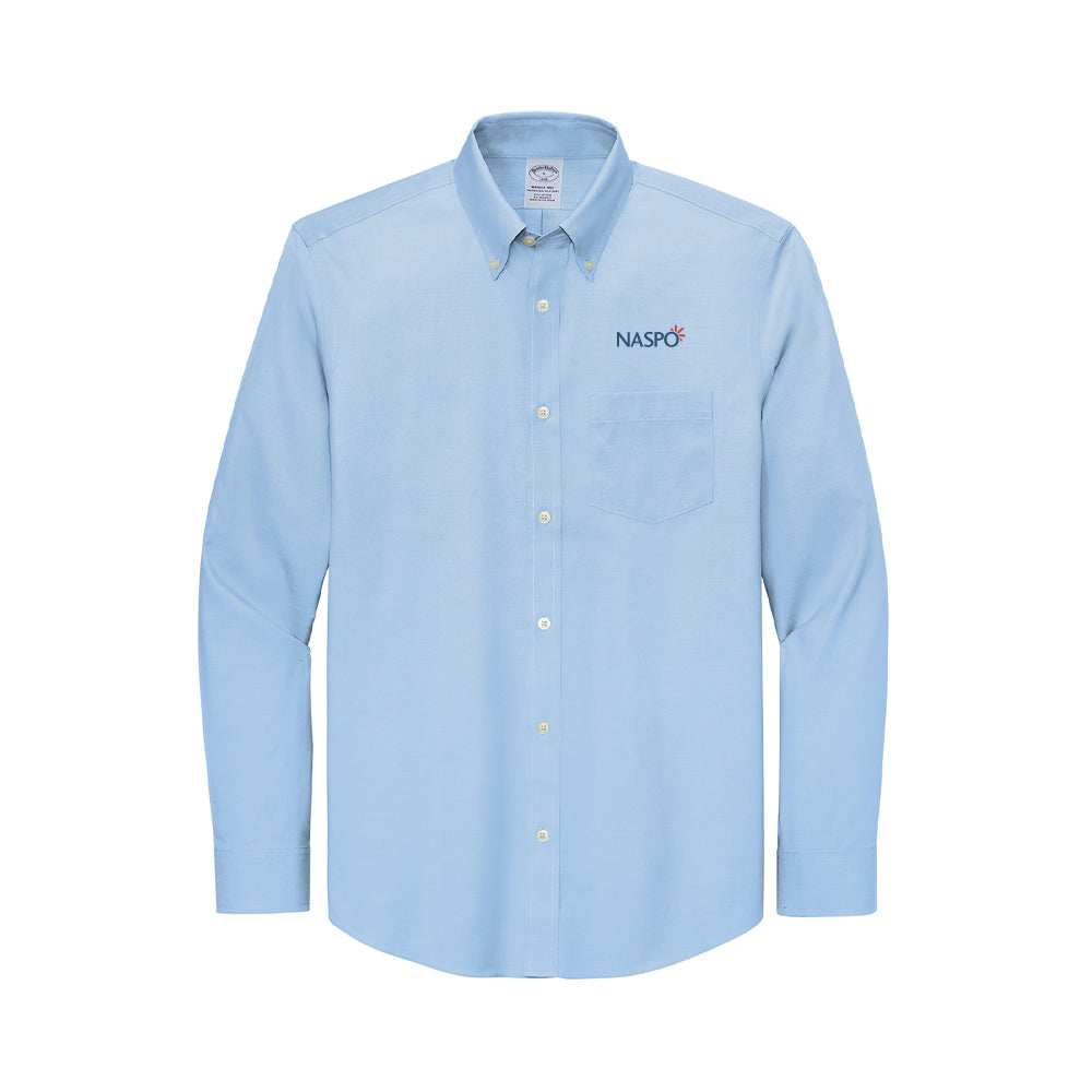 NASPO - Brooks Brothers Wrinkle-Free Stretch Pinpoint Shirt