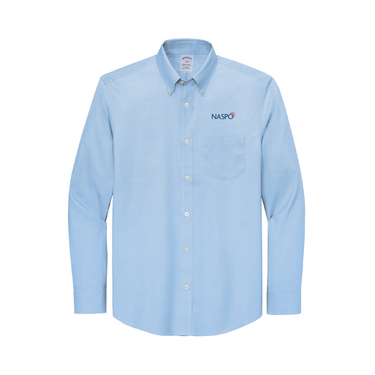 NASPO - Brooks Brothers Wrinkle-Free Stretch Pinpoint Shirt