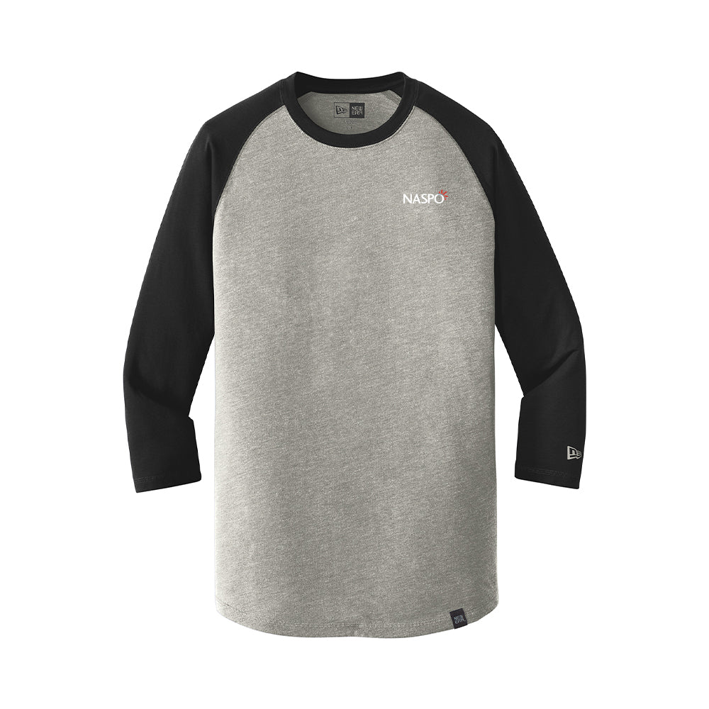 NASPO - New Era Heritage Blend 3/4-Sleeve Baseball Raglan Tee