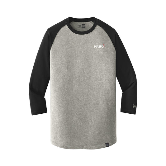 NASPO - New Era Heritage Blend 3/4-Sleeve Baseball Raglan Tee