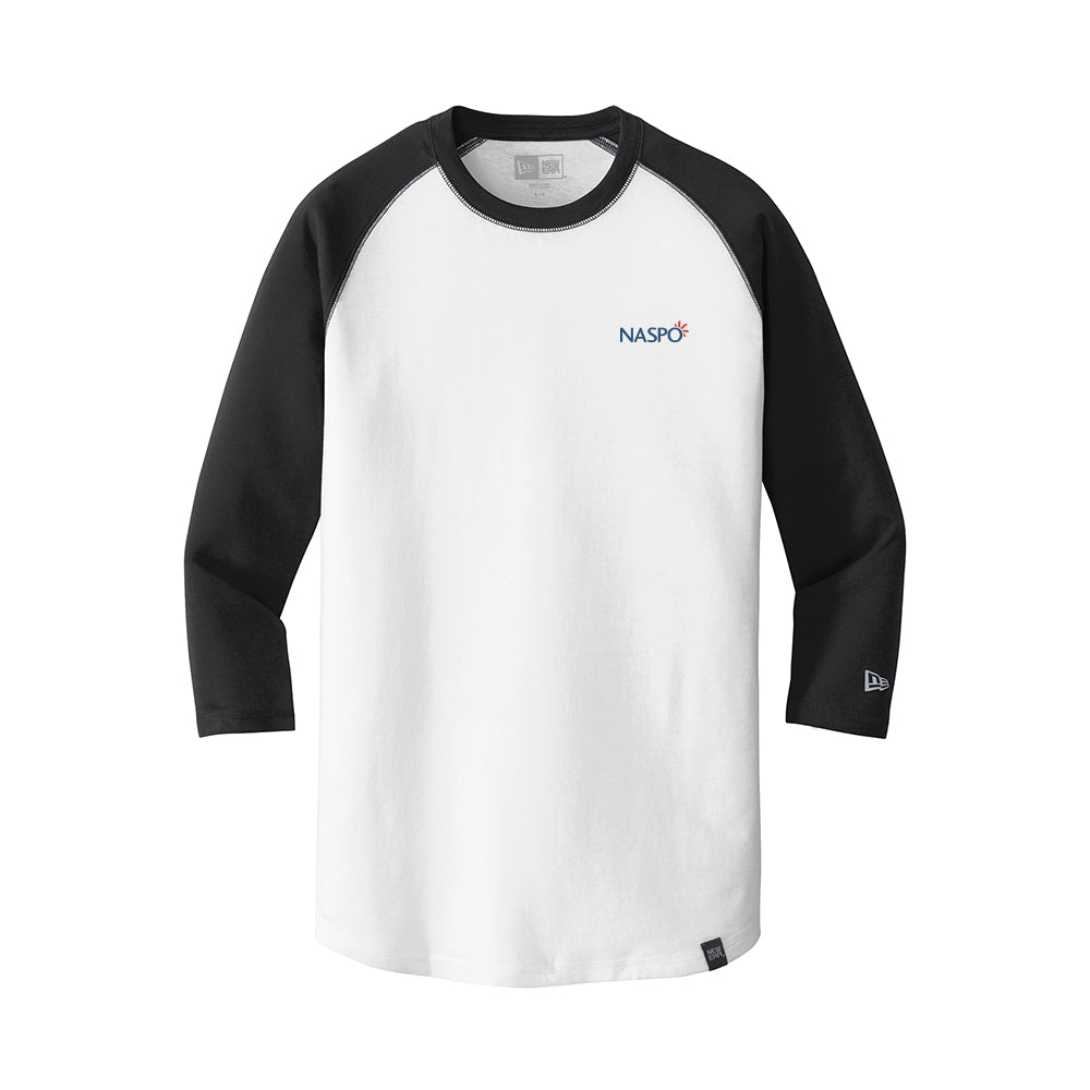 NASPO - New Era Heritage Blend 3/4-Sleeve Baseball Raglan Tee