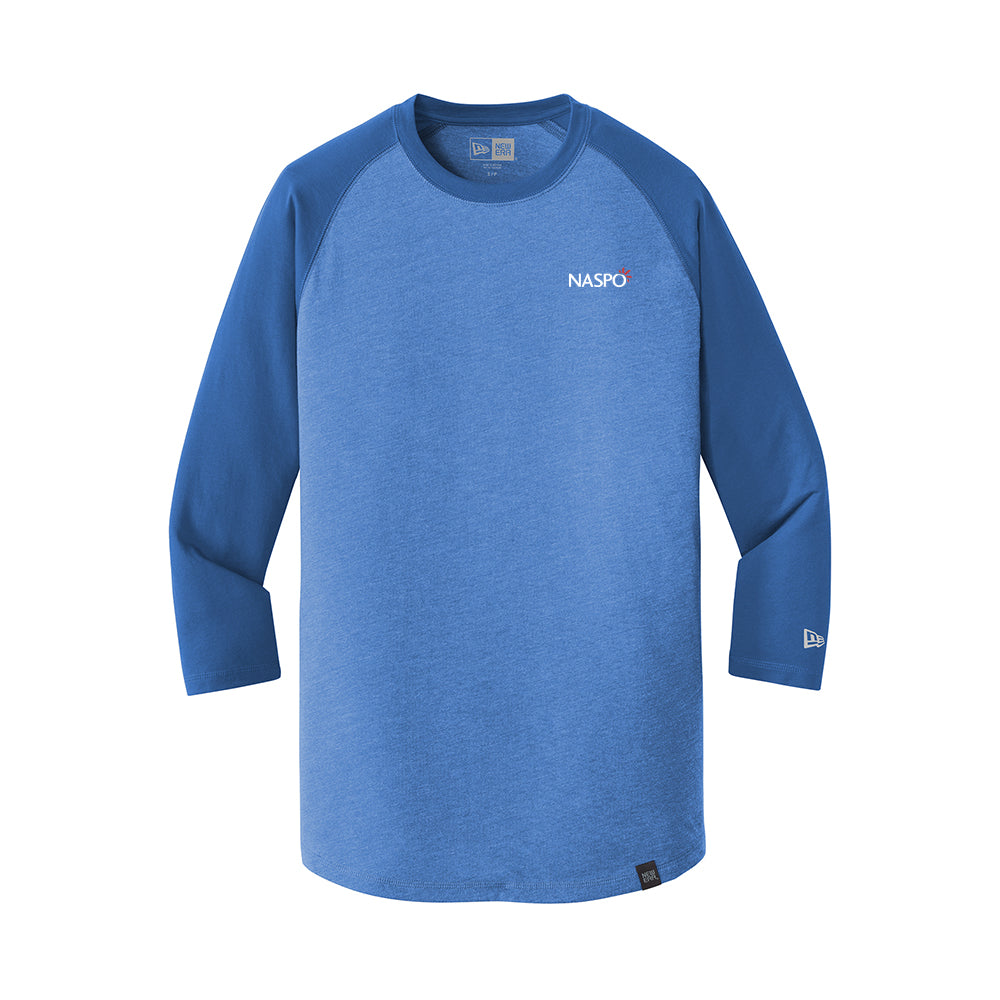 NASPO - New Era Heritage Blend 3/4-Sleeve Baseball Raglan Tee