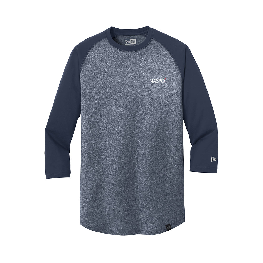 NASPO - New Era Heritage Blend 3/4-Sleeve Baseball Raglan Tee