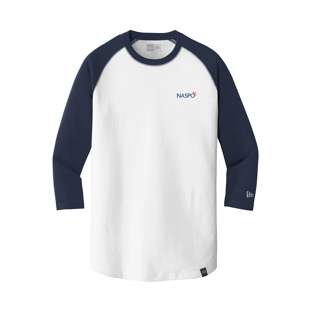 NASPO - New Era Heritage Blend 3/4-Sleeve Baseball Raglan Tee