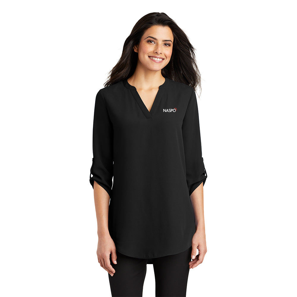 NASPO - Ladies 3/4-Sleeve Tunic Blouse