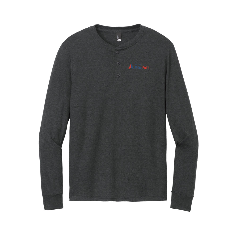 Value Point - Men's Soft Touch Long Sleeve Henley