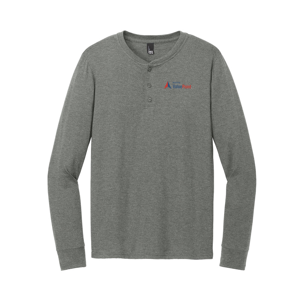 Value Point - Men's Soft Touch Long Sleeve Henley