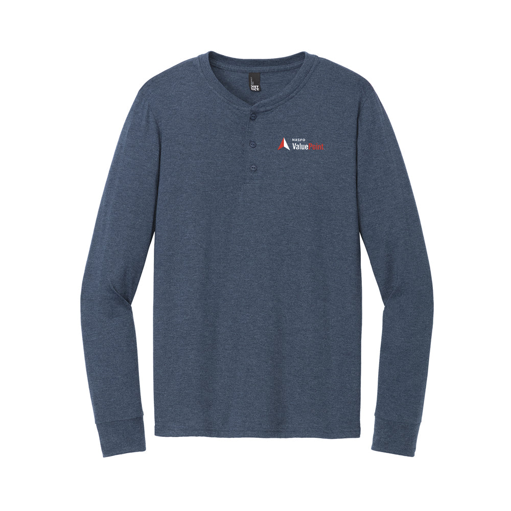 Value Point - Men's Soft Touch Long Sleeve Henley