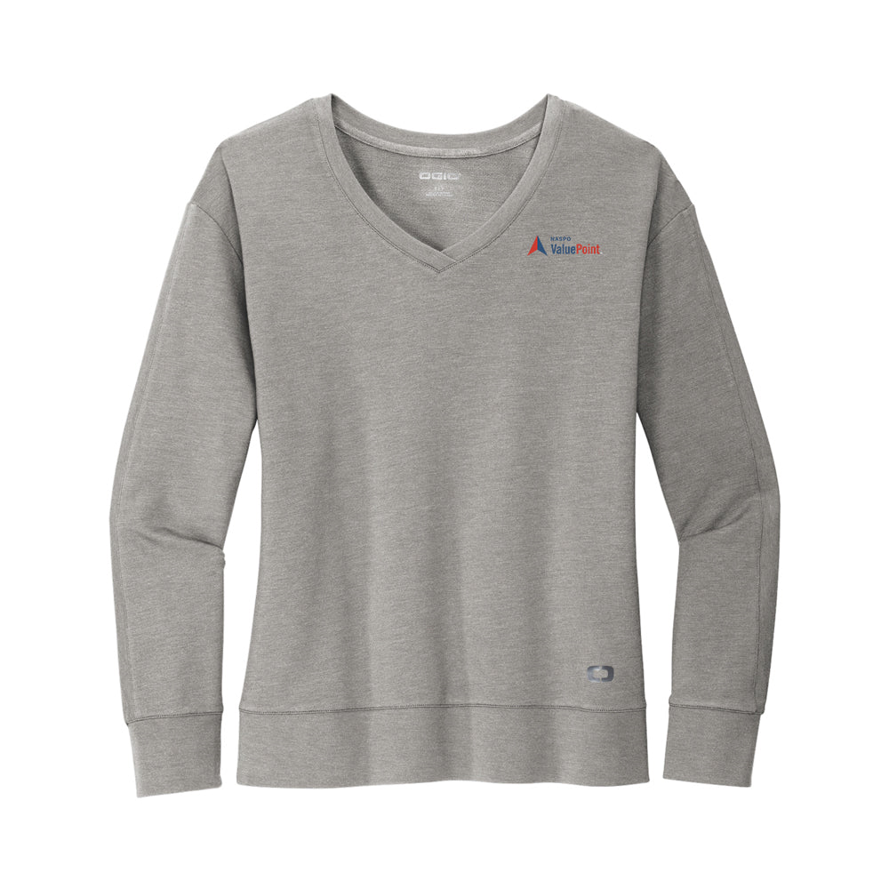 Value Point - Ladies Long Sleeve V-Neck