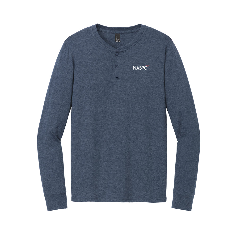 NASPO - Men's Soft Touch Long Sleeve Henley