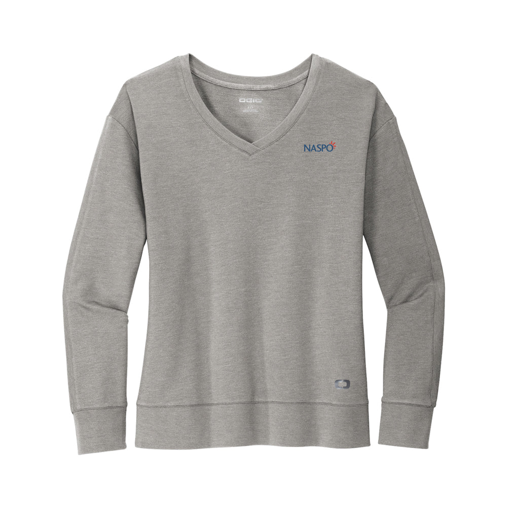 NASPO - Ladies Long Sleeve V-Neck